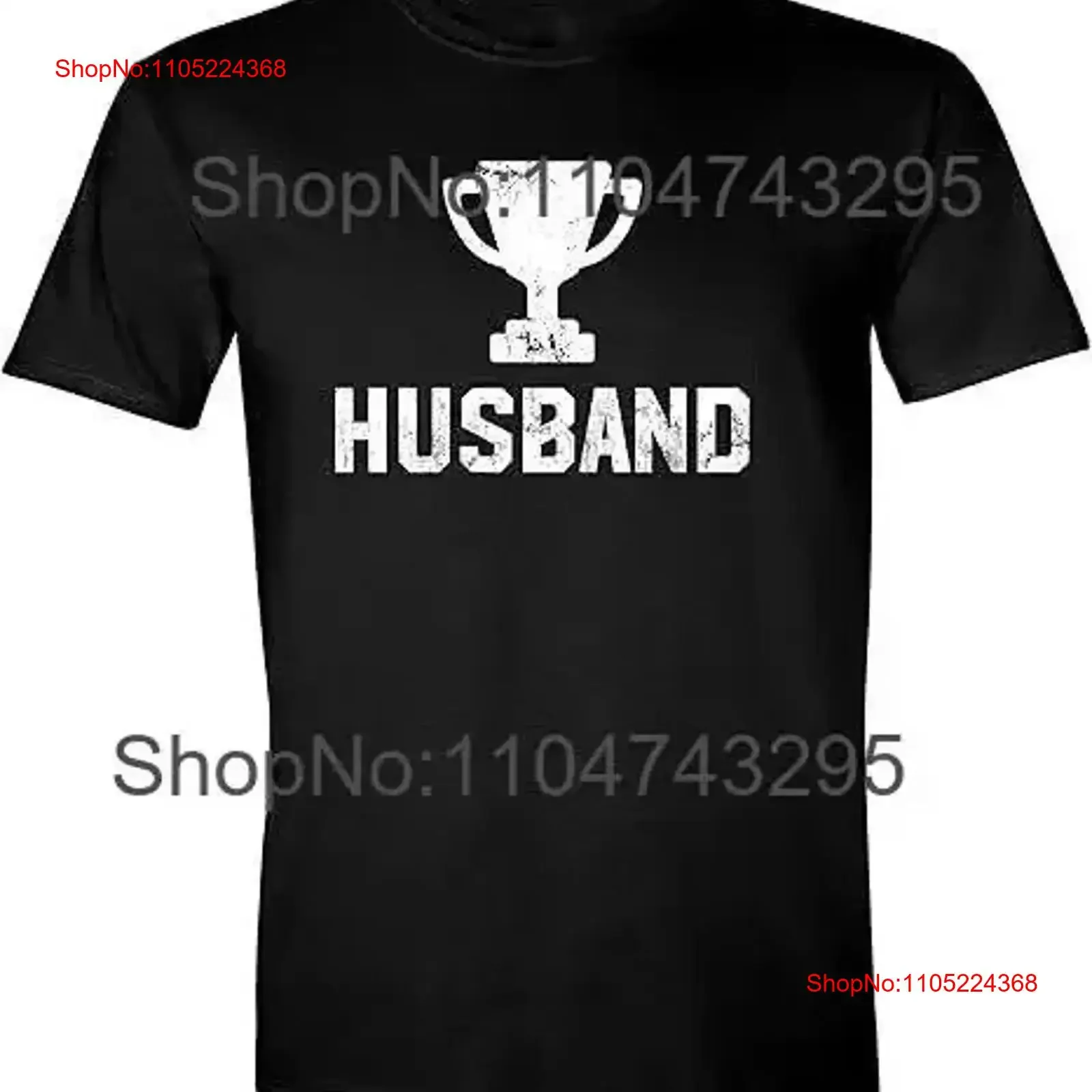 

Trophy Husband Funny T Shirt Modern Fit for Men vintage Washed Top Everyday Wear Soft Versatile fashion Casual streetwear