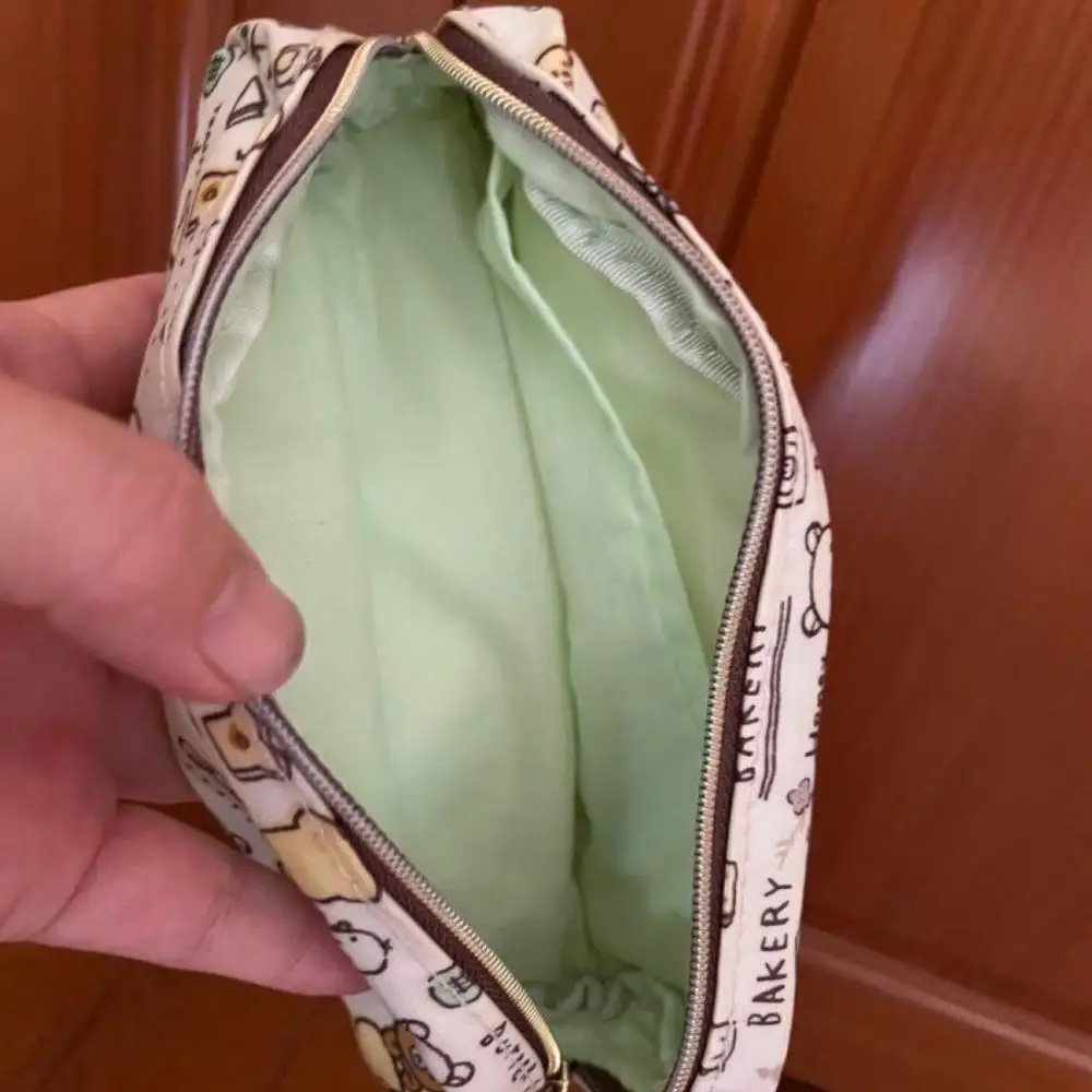 Rilakkuma Bakery Series กระเป๋าใส่เครื่องเขียนกระเป๋าผ้าใบสไตล์ญี่ปุ่นดินสอการ์ตูนอะนิเมะอุปกรณ์ต่อพ่วงเด็กของขวัญ