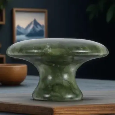 Seta Gua Sha Piedra de masaje Xiuyan Jade Textura suave Facial Cuello Espalda Spa Masajeador Herramienta para relajación y belleza