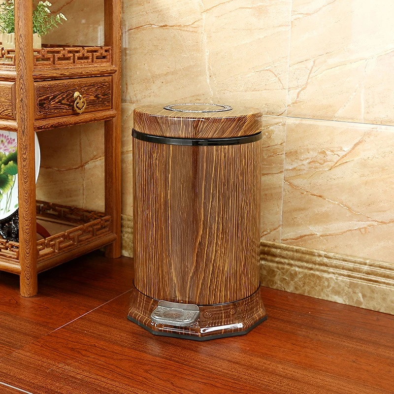 

American style, imitation solid wood color, trash can, household, living room, bedroom, bathroom