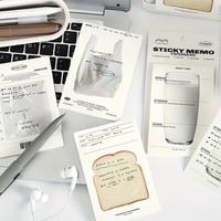 Sticky Notes - Today's Happy Moments: Simple Breakfast Theme, Student Memo & Journal Stickers