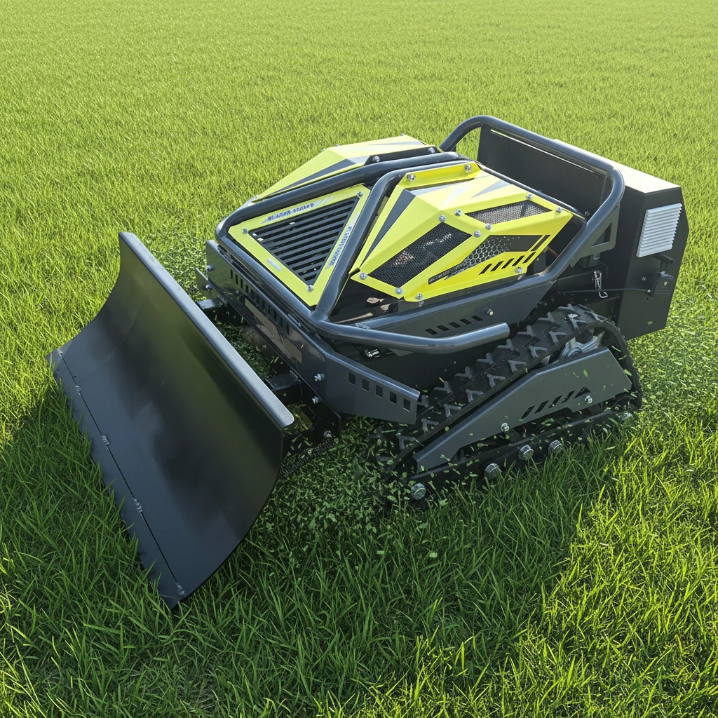 

Customize Portable Remote Control Grass Mower Easy To Start Simple Maintenance For Home Use