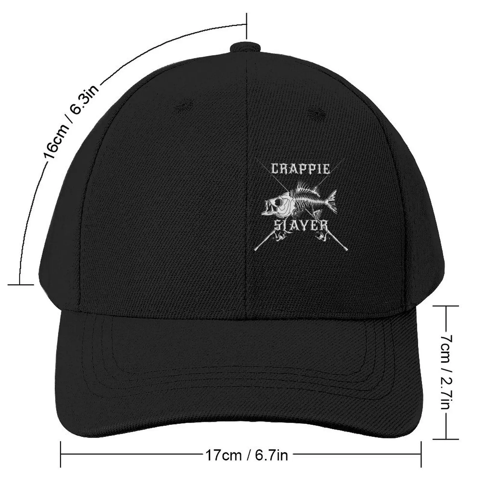 crappie slayer Baseball Cap Fluffy Hat beach hat Woman Hats Men's