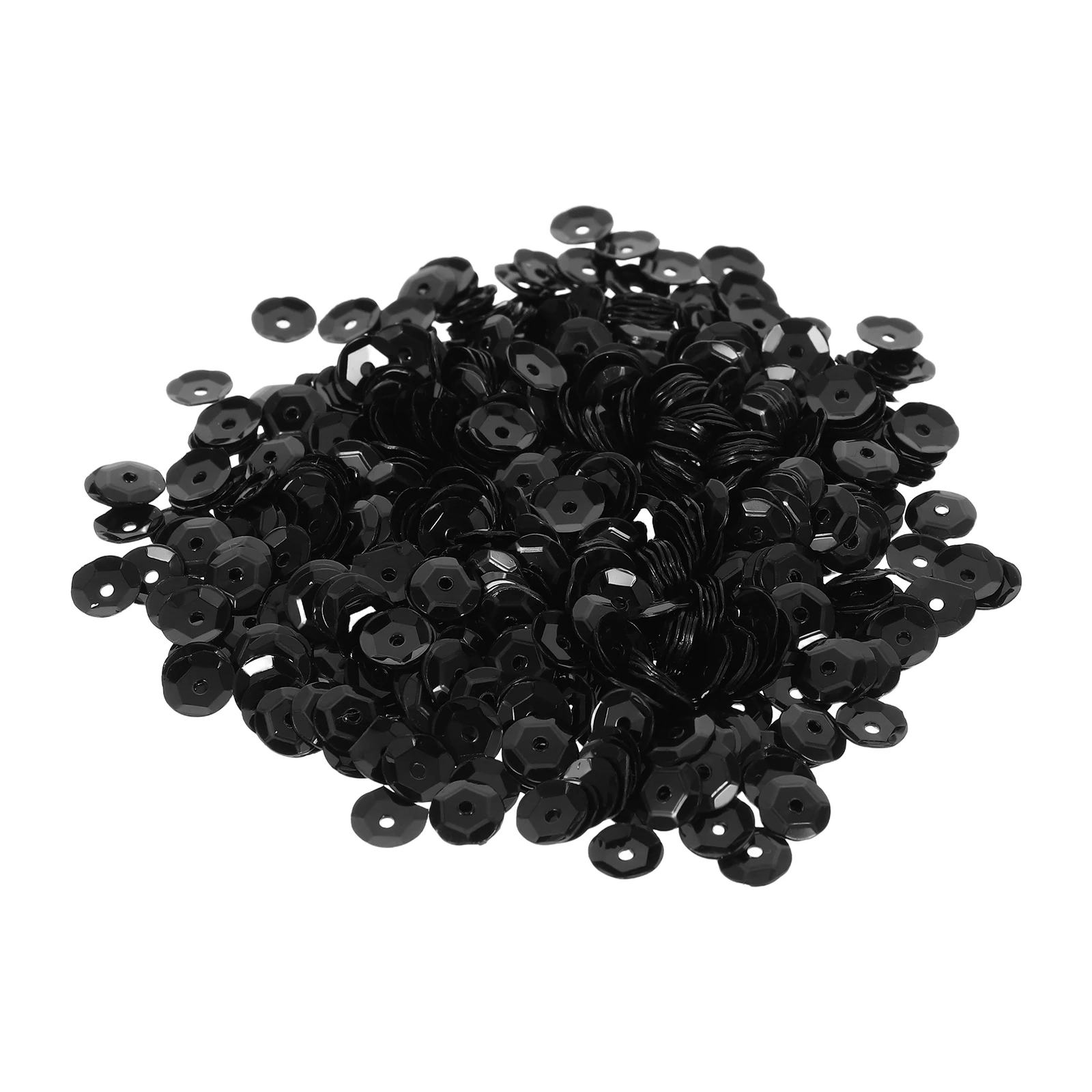 

Colorful Sequin Beads 6 Mm Craft Decorations Hair Glitter Black Sequins DIY Crafts Embroidery Sewing Jewelry Making