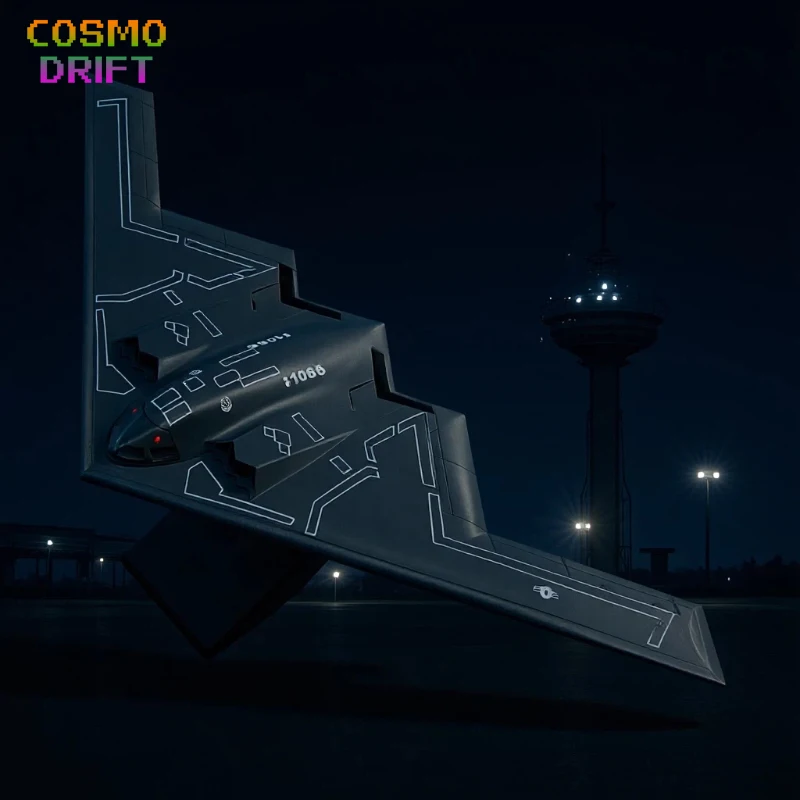 1:200 US B-2 Spirit Bomber Diecast Alloy Finished Model Retractable Landing Gear Military Aircraft Desktop Ornament Collectible