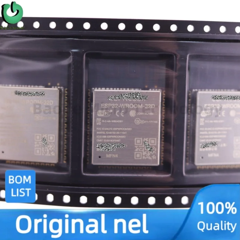 10pcs-esp32-wroom-32d-32e-32u-32ue-n4-n8-n16-h4-wi-fi-bluetooth-dual-mode-4mb-8mb-16mb-flash-32-bit-dual-core-mcu-module