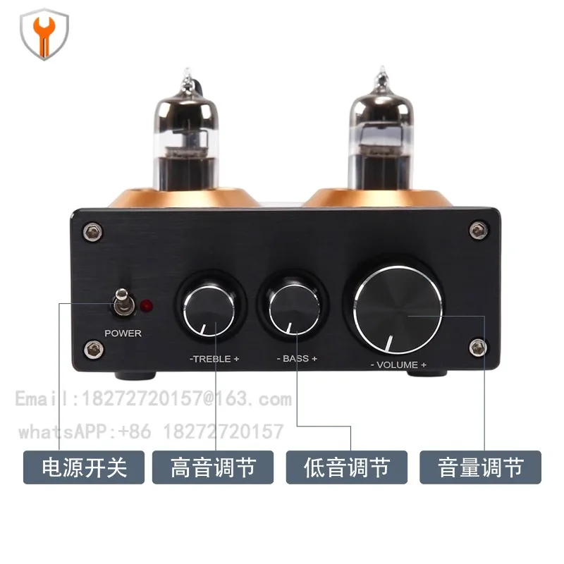 

6J5 + QCC3034 Bluetooth-машина (кроме питания) Лампа 6J5, усилитель мощности Hi-Fi лихорадки