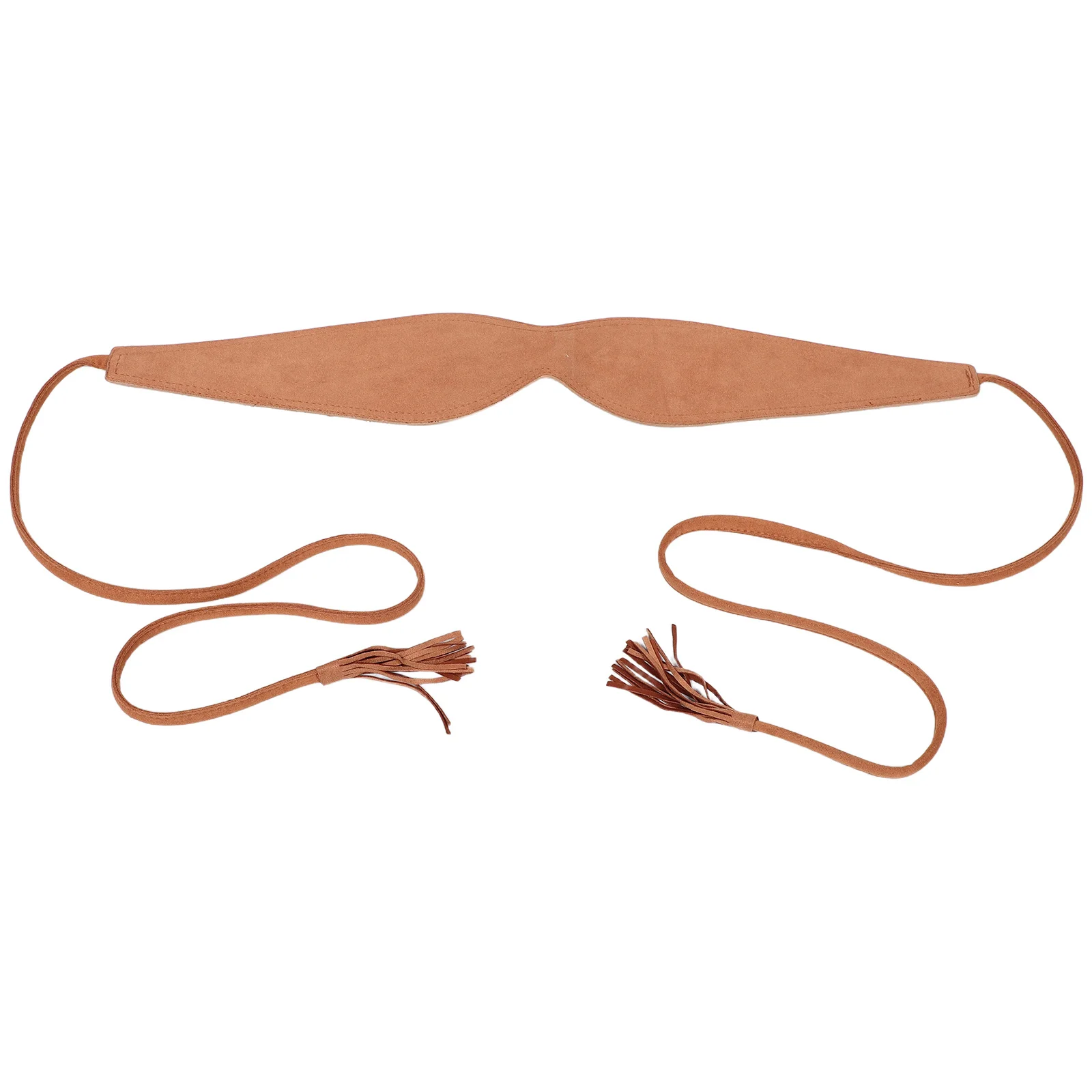 

Butterfly Tassel Waist Belt Brown Wide Pu Wrap For Women Bow Corset Dress Belt Adjustable Vintage Sash Party