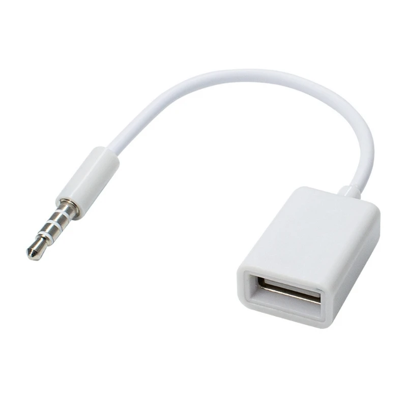 Automotive 3.5mm USB Adapter Connection Cord Wire Suitable for Enhanced In Car Music Experience Connecting Sound Sources