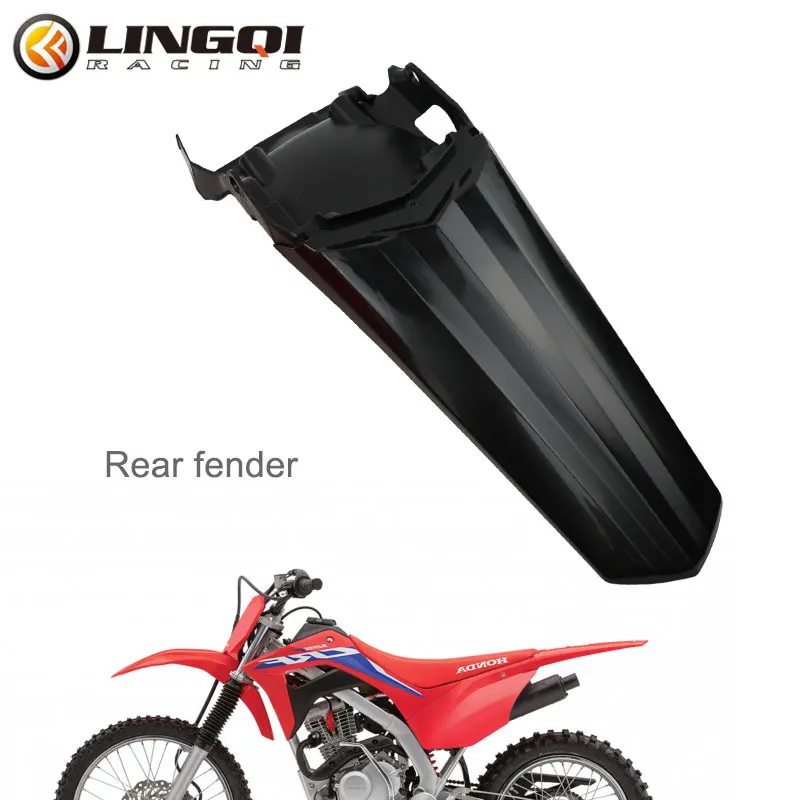 Motorcycle Plastic Parts For CRF 125 Rear Fender Tail Mudguard Wheel Mud Guard For  CRF125F CRF125FB 150CC Dirt Bike