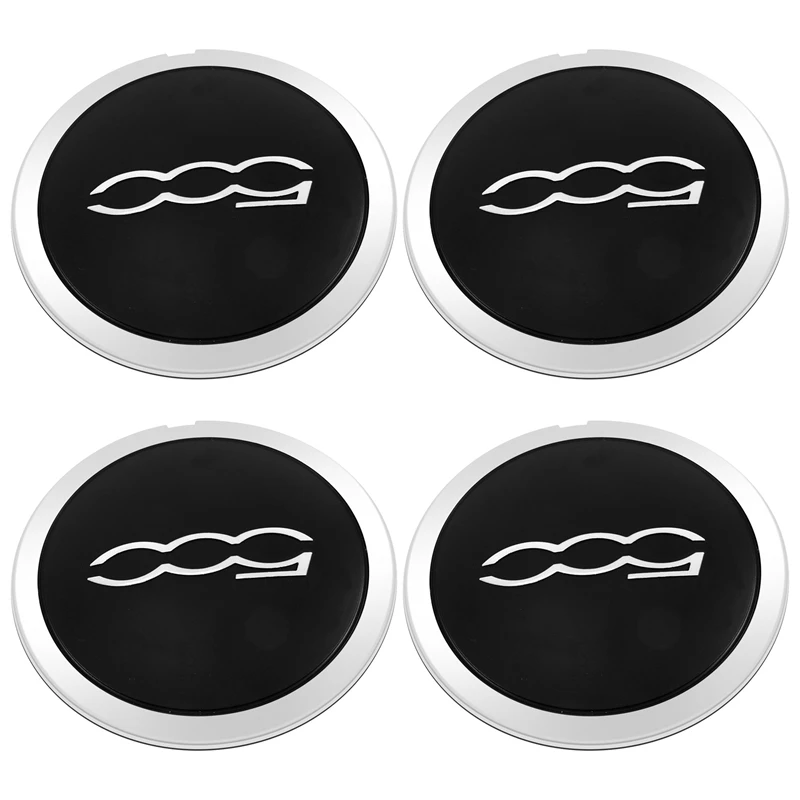 

4Pcs 133Mm Hubcap For Fiat 500 Wheels Centre Hub Caps Set 68078419AC 68078421AC Dust Cover 51884863