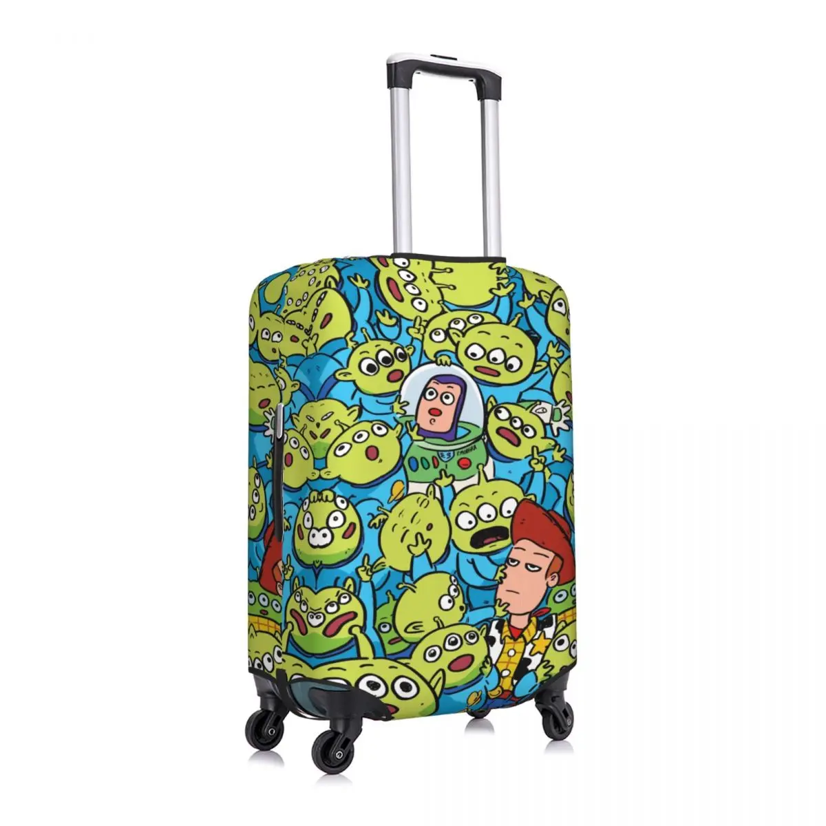 Custom Cartoon Toy Story Luggage Cover Protector Funny Travel Suitcase Protective Cover for 18-32 Inch