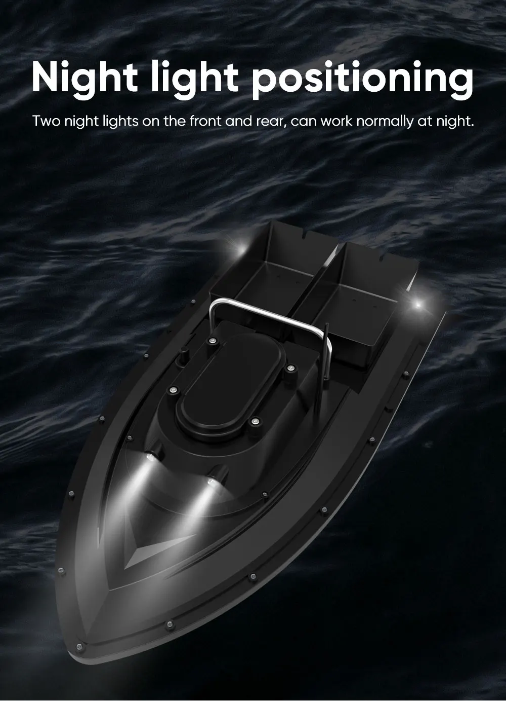 Bait Container Boat With Large Capacity Lithium Battery And Intelligent Remote Control Fishing Bait Boat Carp Fishing