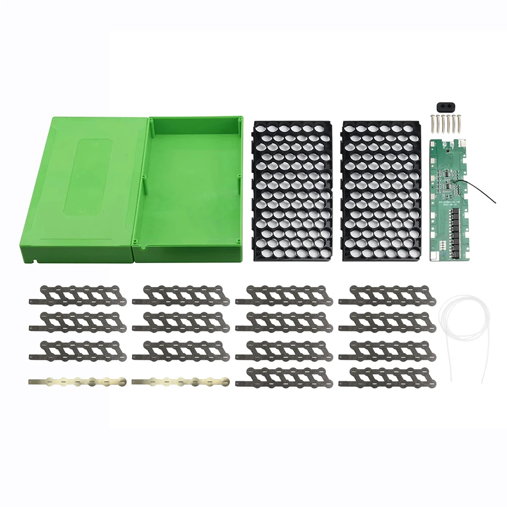 48V 30A 13S 6P 18650 Battery Holder E-bike Battery Case Box BMS for E-scooter Electric Bike Battery Housings with Welding Nickel