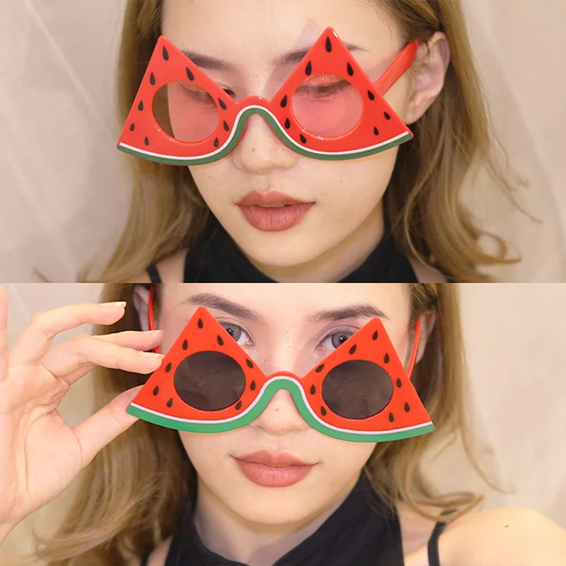 Hawaiian Watermelon Sunglasses Cosplay Anime Dress up Party Glasses Summer Glasses Wholesale Manufacturer of High Quality