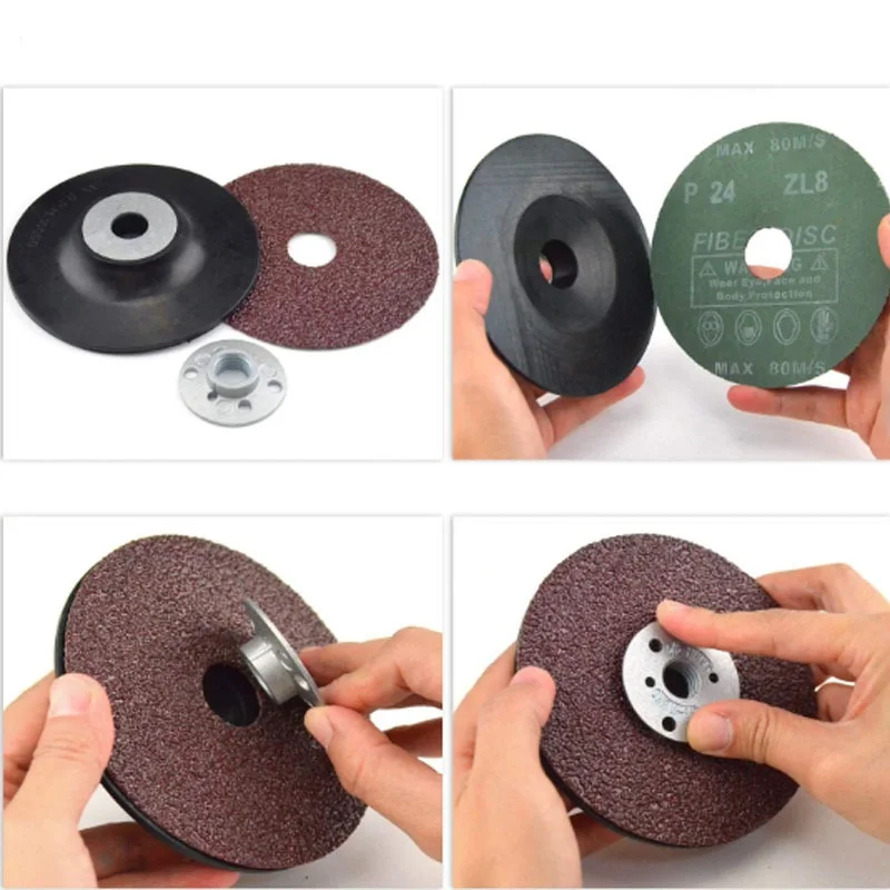 5Ps Steel Grinding Sandpaper Sanding Discs 4
