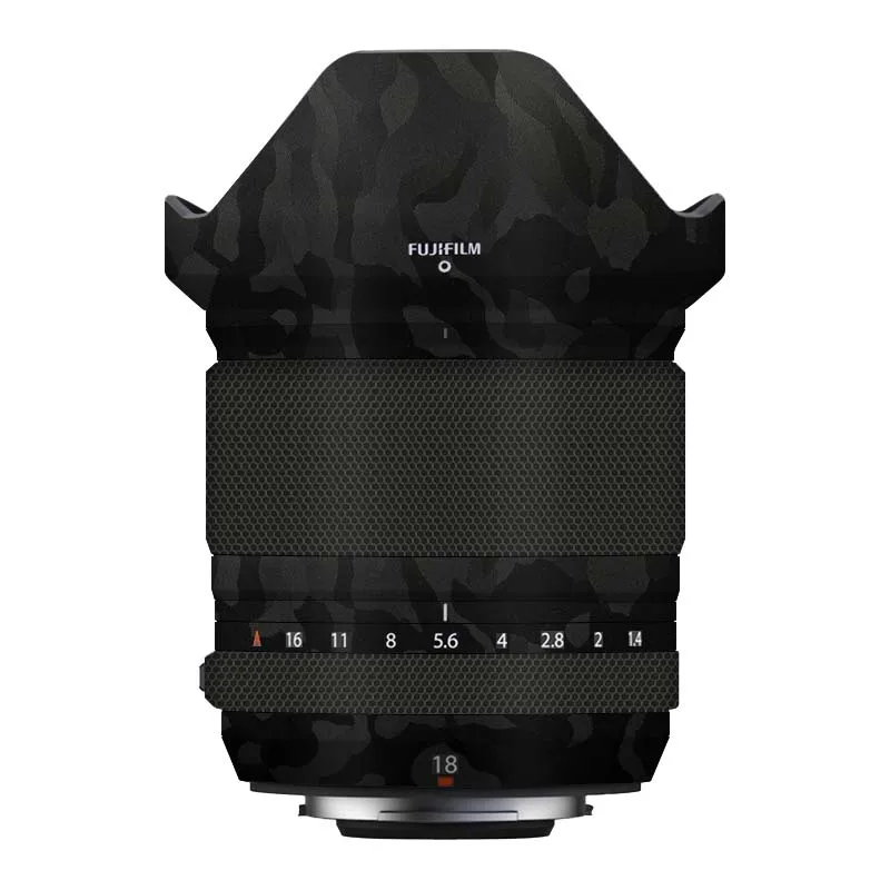Película de piel para Fujifilm XF18mmF1.4 18F1.4, cubierta protectora de lente de cámara, pegatinas de piel antiarañazos, decoración de moda