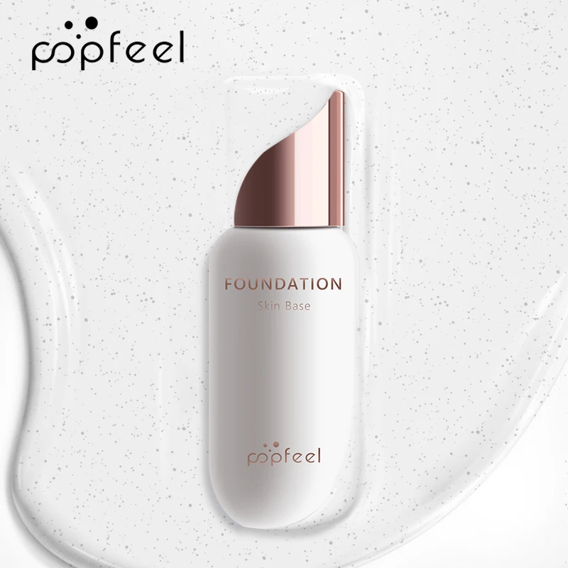 POPFEEL Color Changing Foundation Makeup Full Coverage Concealer Oil-control Waterproof Matte Foundation Base Maquiagem TSLM1