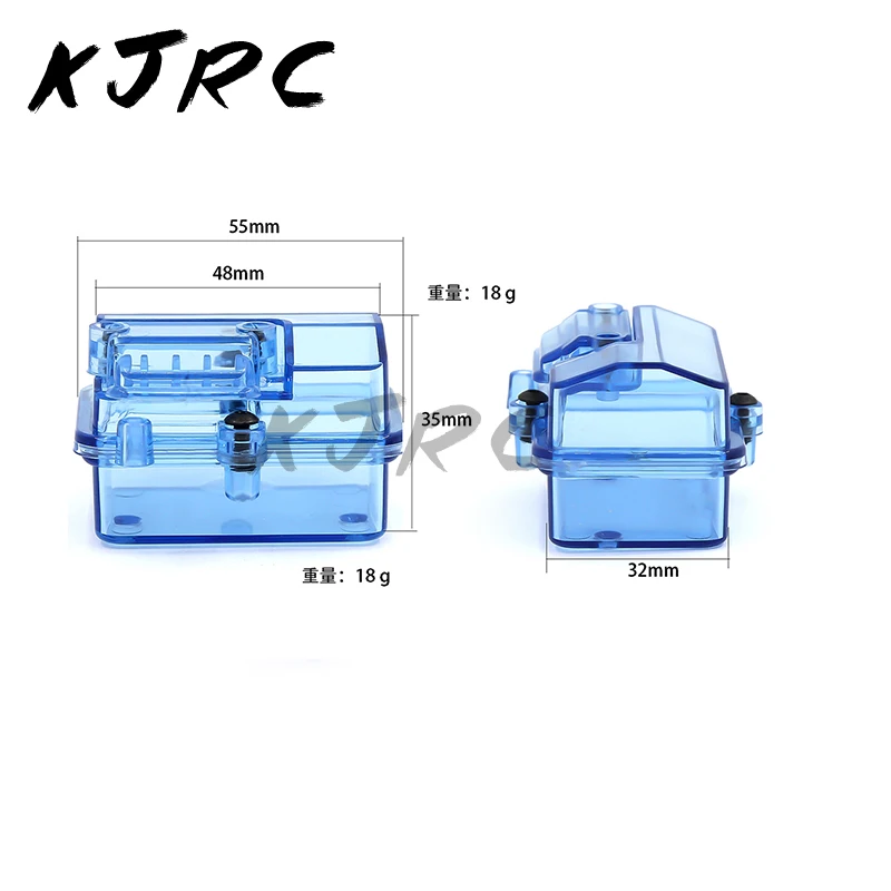 

Waterproof Receiver Box for RC car Remote control car model ship RC Crawler Axial SCX10 90046 Trsxxas TRX-4