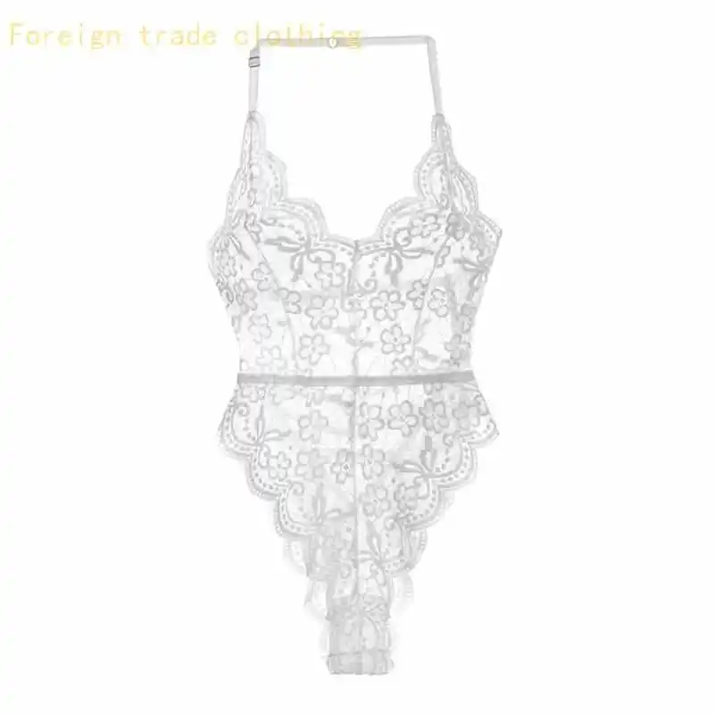 Dunne doorzichtige casual jumpsuit dames losse pasvorm klokken broek l taille katoen zevenkwart lengte reflecterende Koreaanse sle