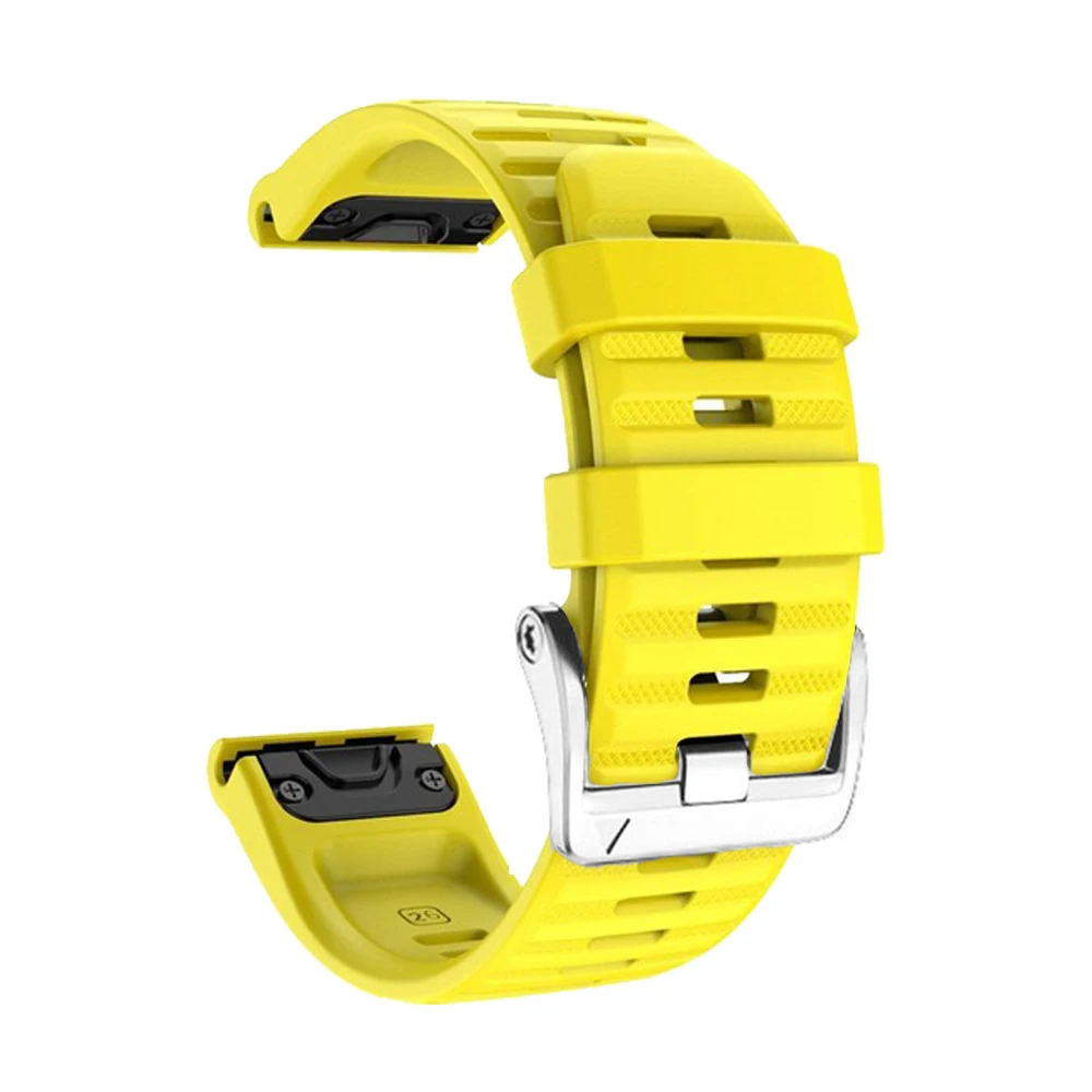 26mm 22mm Watchband For Garmin Fenix 7 7X 6 6X Pro 5 5X Plus Epix 2 965 955 945 935 Strap Silicone Official 1:1 Buckle Bracelet