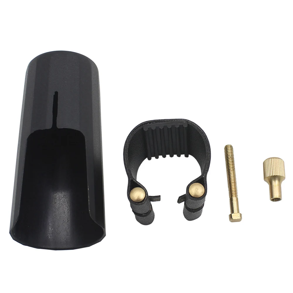 Clarinet Mouthpiece Ligature And Cap Alto Soprano Tenor Saxophone Leather Buckle Clamp\Clip Woodwind Instrument Accessories