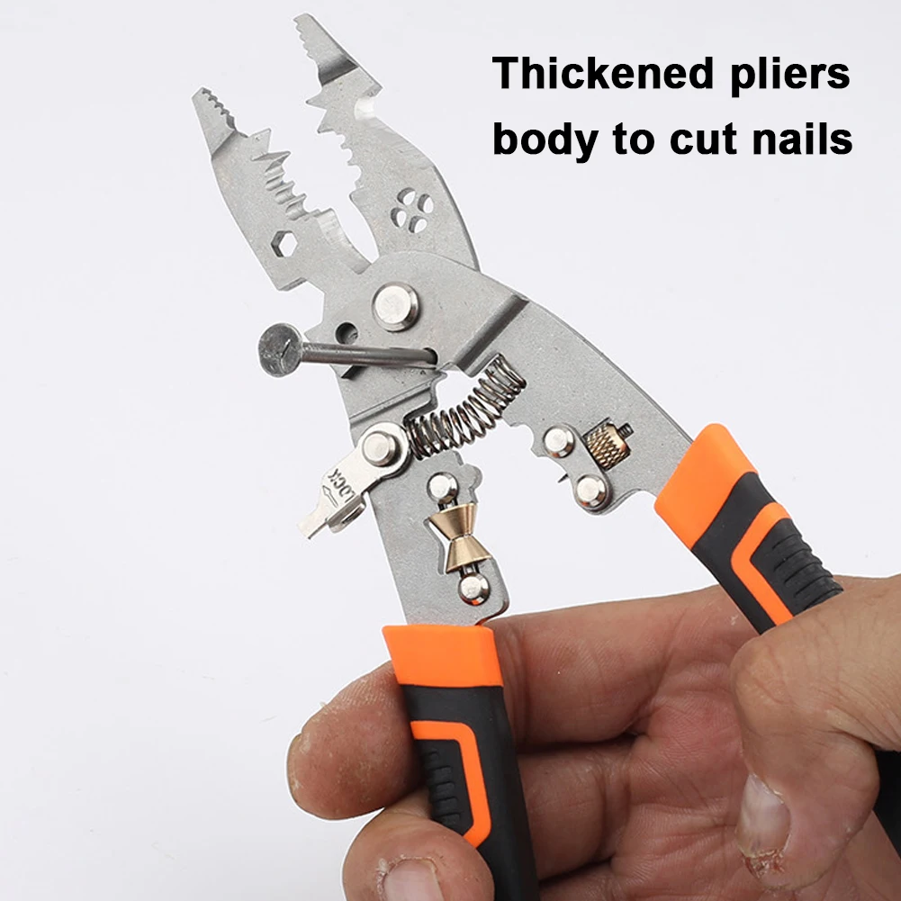 21 IN 1 Multifunctional Wire Stripper Professional Wire Stripping Tool Electric Cable Cutter Electrician Crimping Pliers