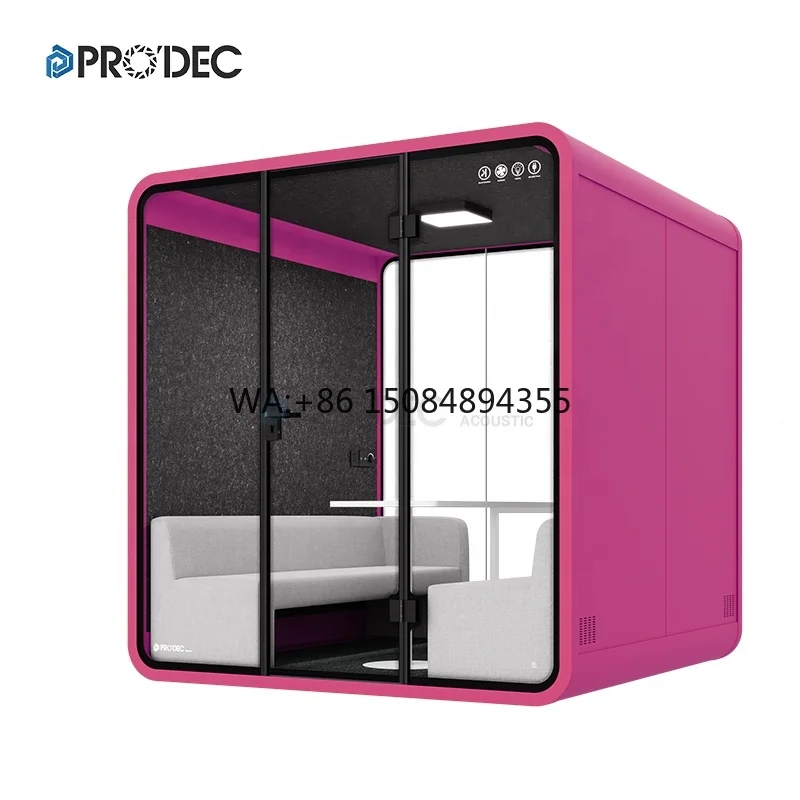 Modular Prefabricated People Eco Office Booth for Meeting