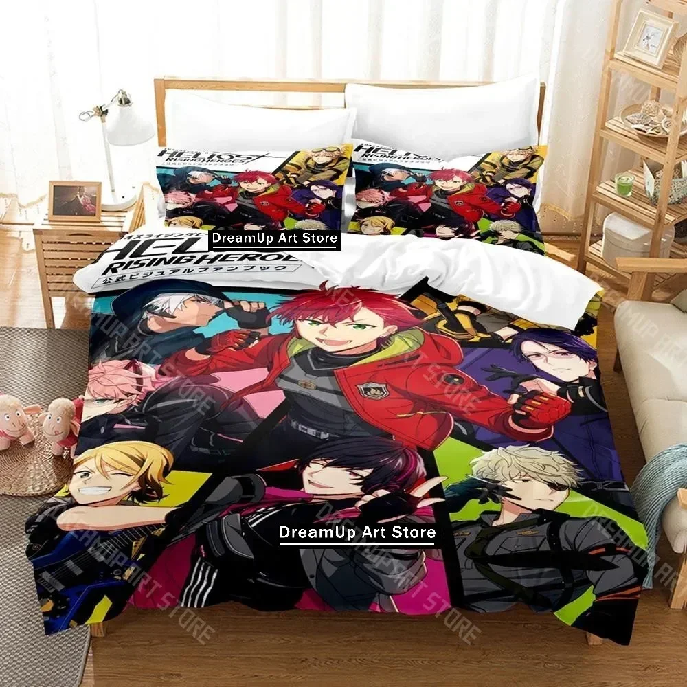 2026 3D Print Helios Heroes Rising Bedding Set Single Twin Full Queen King Size Bed Set Adult Kid Bedroom Duvetcover Sets