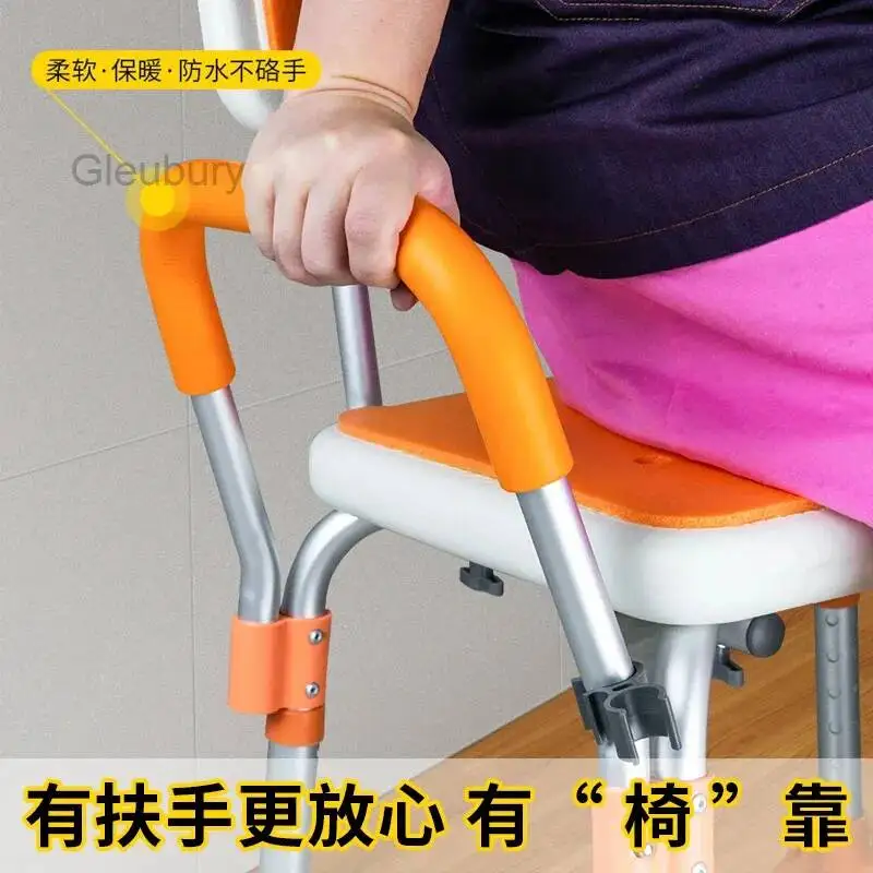 Plastic Mini Stool Bathroom Design Chair Folding Chairs Compressed Armchair Adult Shower Chair Elderly People Wc Hocker Bath