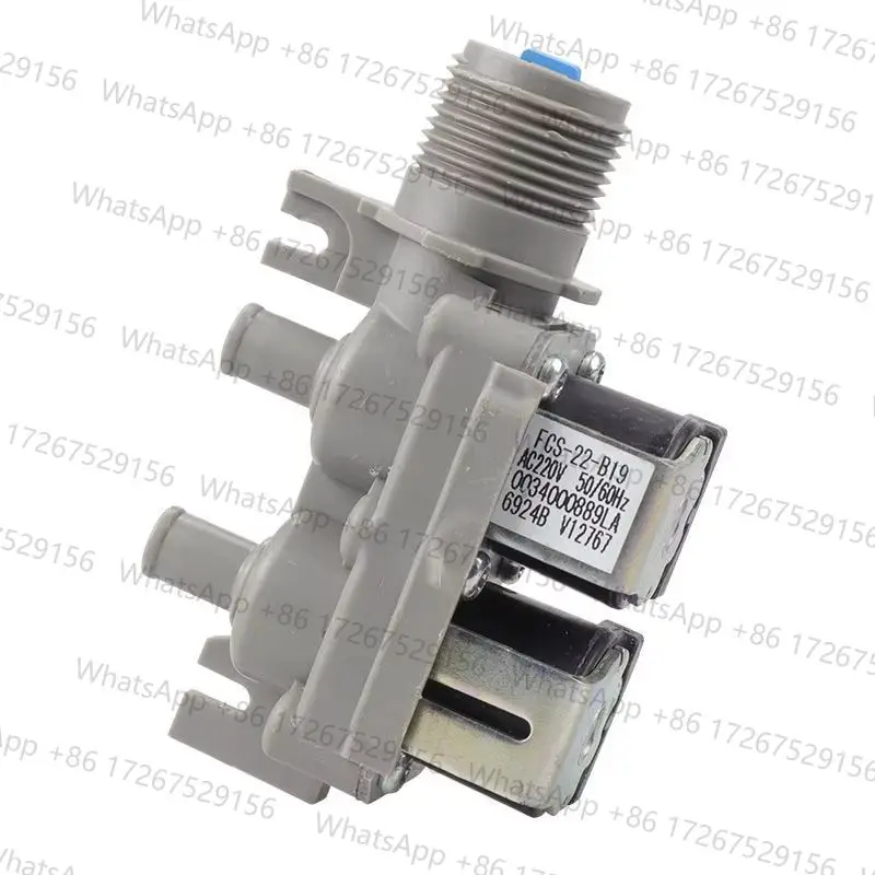for Haier washing machine inlet  double head solenoid valve 0034000889LA   FCS-22-B19