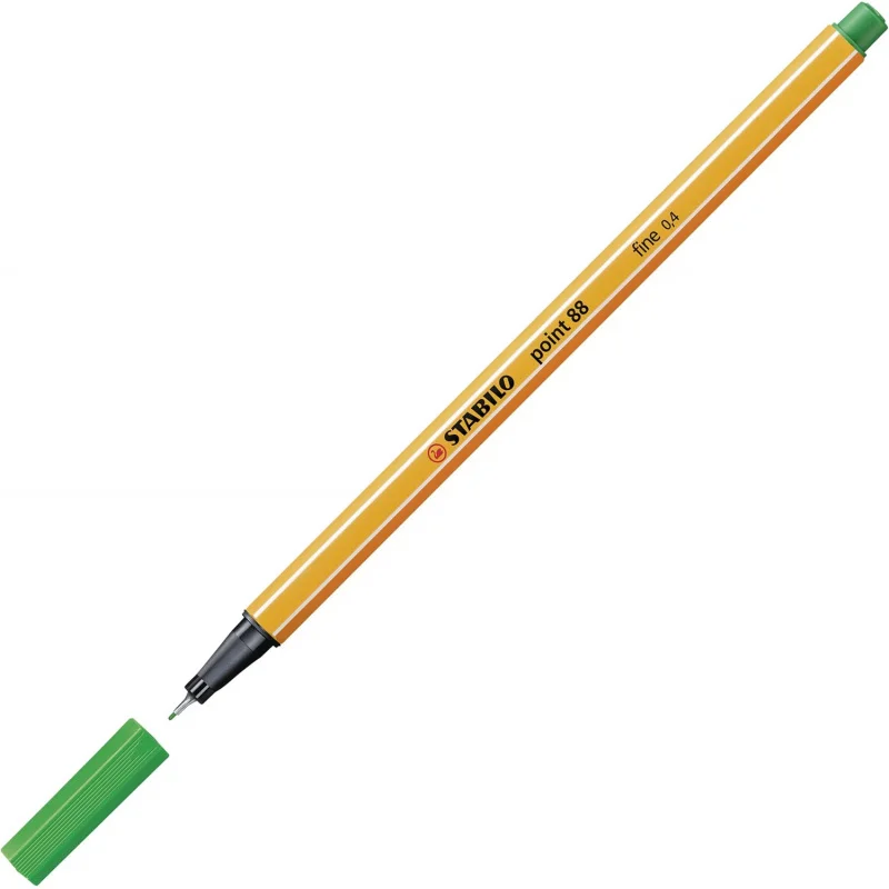 Punta 88 Fineliner, Verde, 0,4 mm