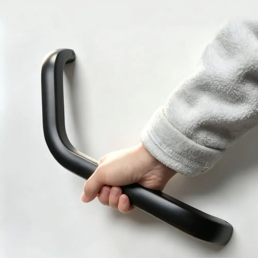 Camper Van L Shaped Grab Handle Aluminum Alloy Motorhome Bathroom Safety Rail Door Entry Assist Support BSL706 1