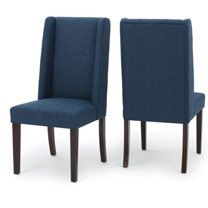 for Christopher Knight Home Rory Fabric Dining Chairs, 2-Pcs Set, Navy Blue