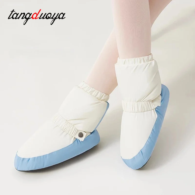 

Winter Ballet Warm Up Booties for kid Women National Dancing Shoes Adults Modern Dance Ballet Point Warm Shoes Ballerina Boots