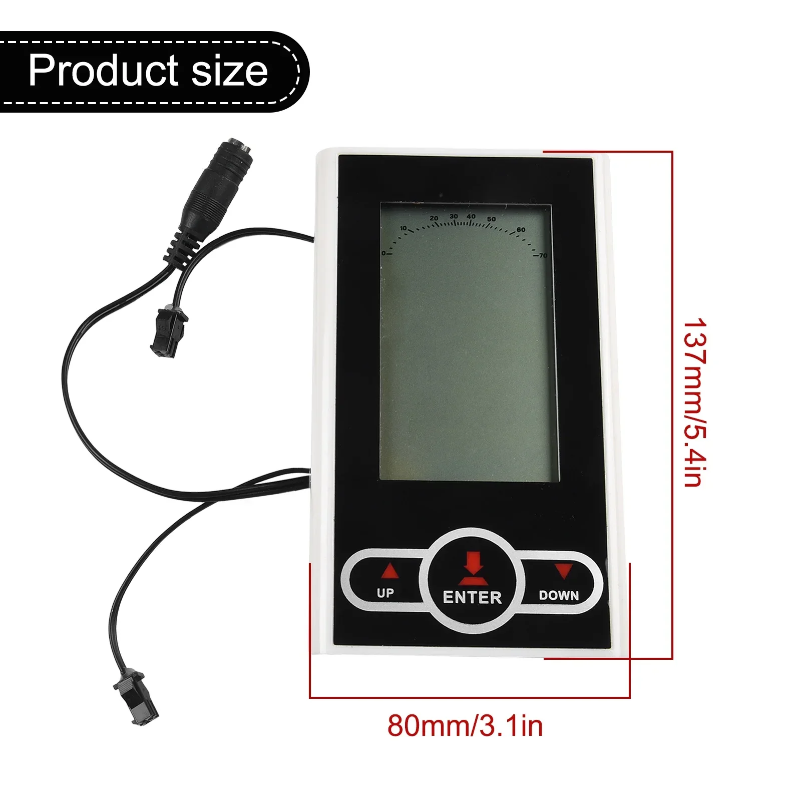 1Pcs 5.4x3.1inch Exercise Bike Monitor Speedometer Stationary Bike Elliptical Trainer Display Bicycle Components