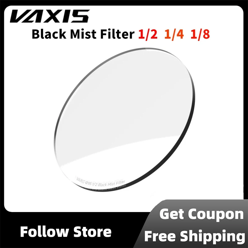 Vaxis 95mm Black Mist Filter 1/2 1/4 1/8 for Tilta Mirage Matte Box MT-16