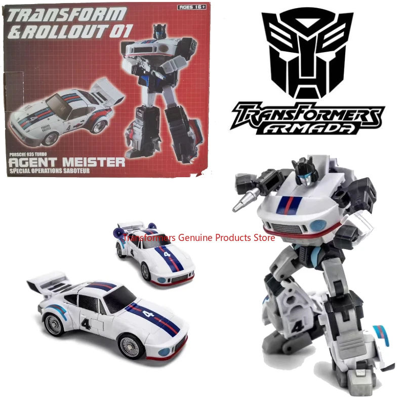 

In Stock Transformers TR-01 Jazz Birthday Gift Model Figure Mecha Toys Action Doll Studio Ornaments with Box Deformed Mecha