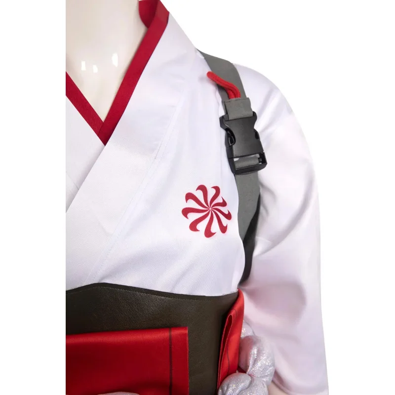 2025 New Kiriko Cosplay Mask Costume Game OW Women Role Play Fantasia Outfits Fancy Dress Up Party Clothes Helmet For Female abc