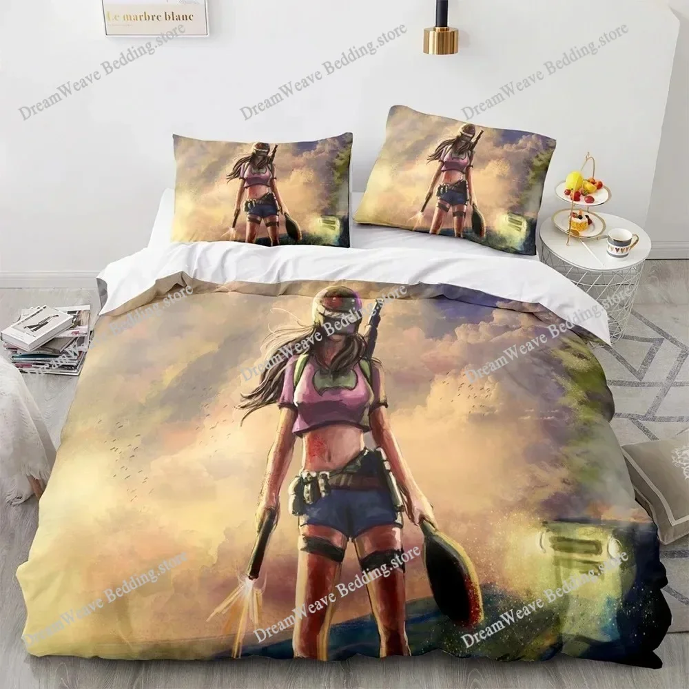 

PUBG Bedding Set Single Twin Full Queen King Size Bed Set Adult Kid Bedroom Duvet Cover Sets 3D Print Game Bed Sheet Set