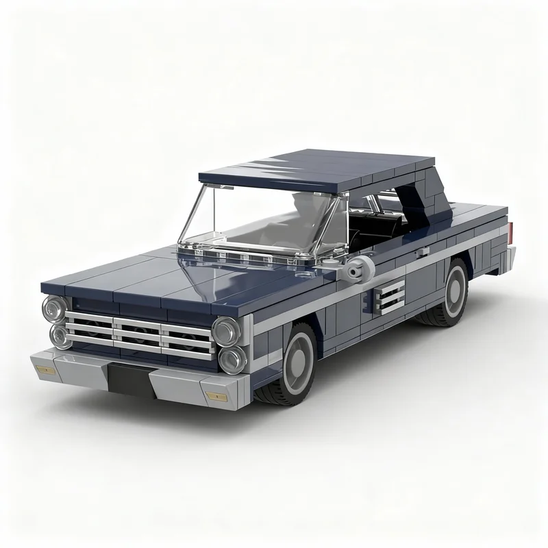 

293pcs MOC Plymouth Sport Fury City Champions Model Building Blocks Construction Toy Christmas Gifts DIY Creative Idea Education