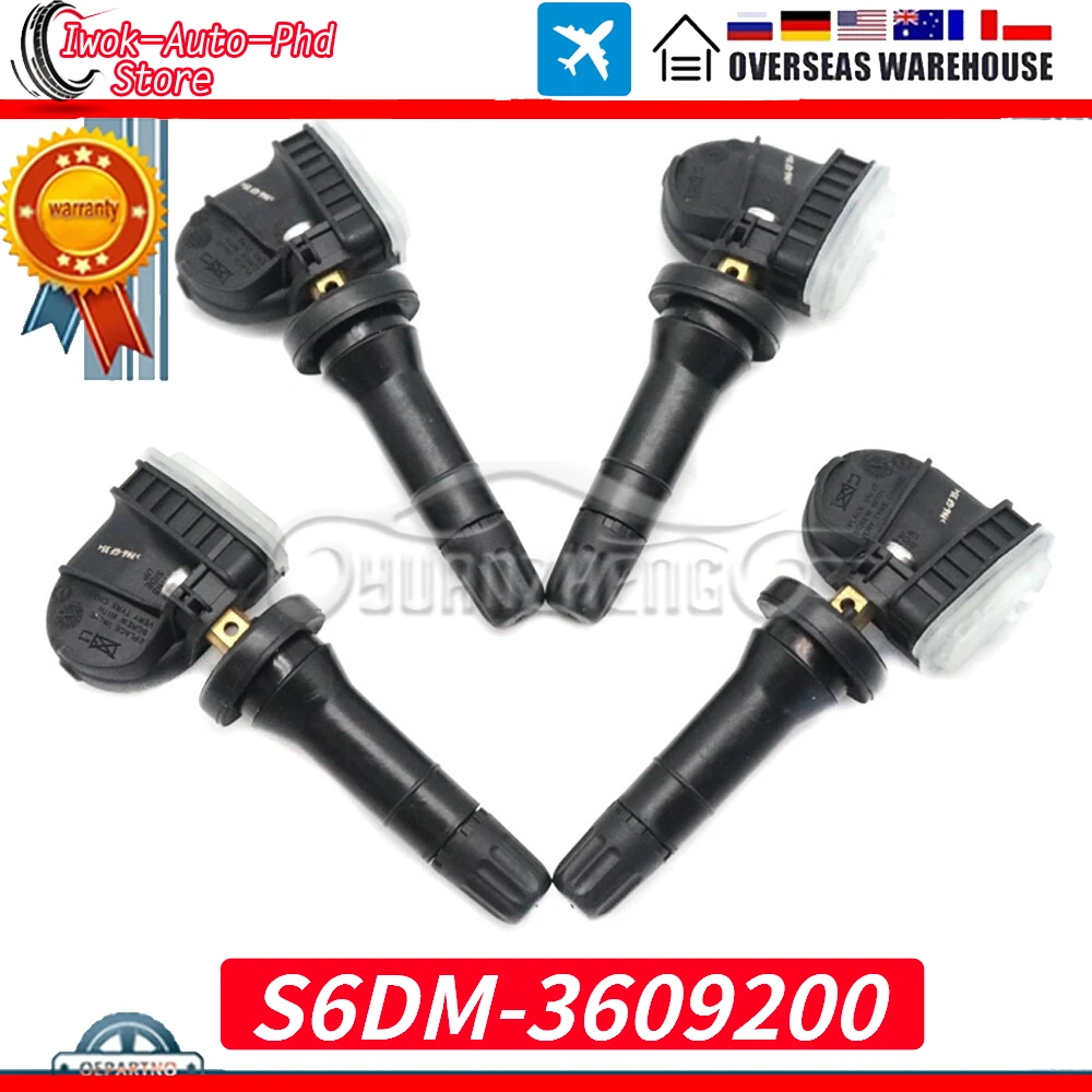 

Для BYD E5 E6 F3 Qin Song Tang Yuan S6DM3609200 4 шт. TPMS S6DM-3609200 датчик давления в шинах