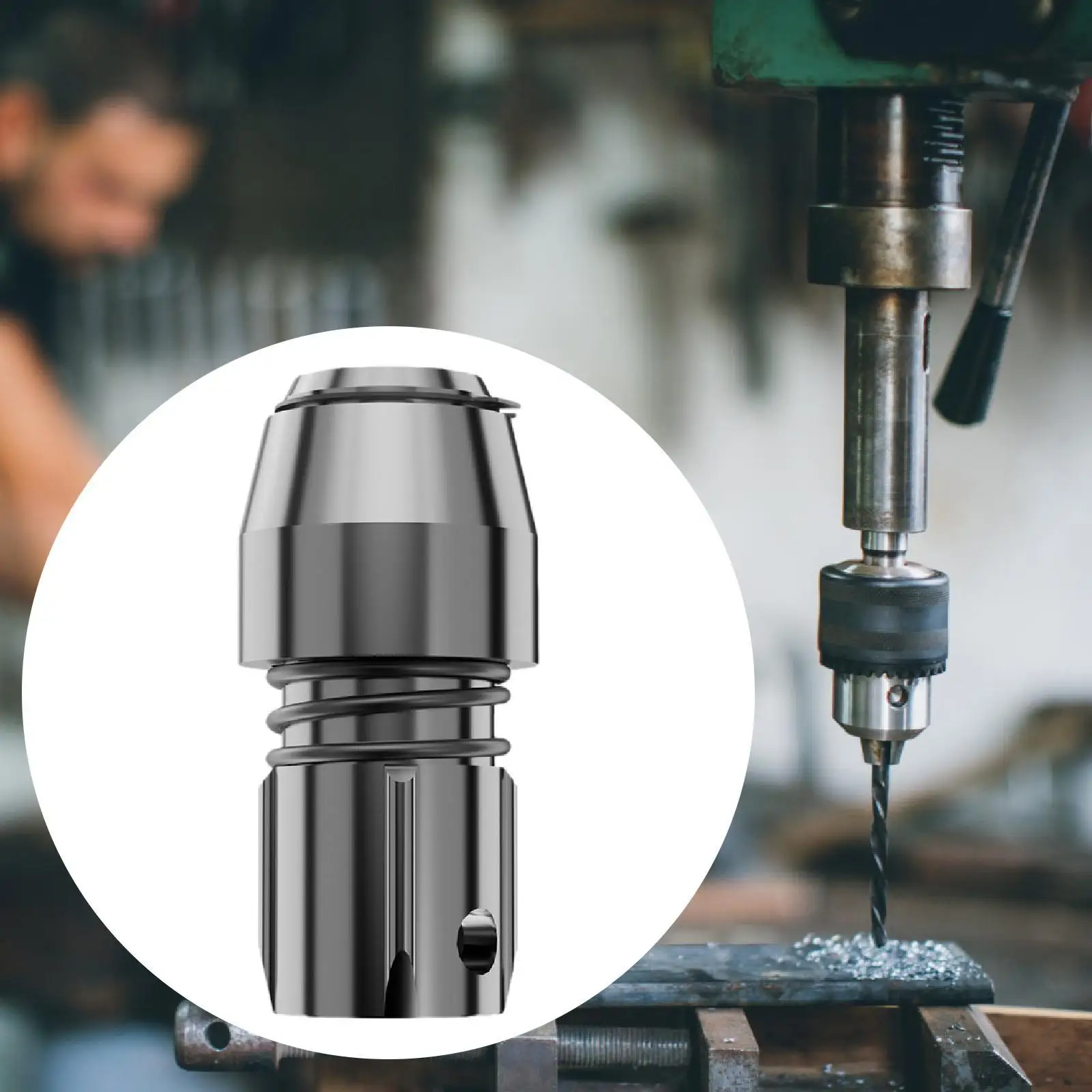 Патрон для дрели из углеродистой стали Профессиональные многофункциональные аксессуары Строительный проект Прочный адаптер Аппаратное обеспечение Преобразователь для дрели