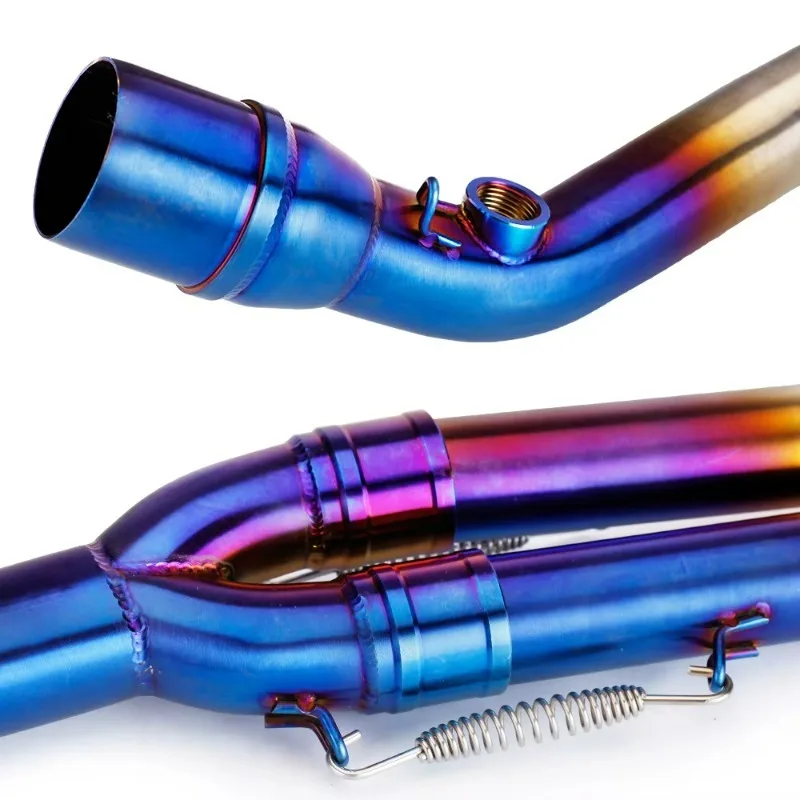 For YAMAHA TMAX530 500 Motorcycle Racing Performance Exhaust Racing slip on Line Motorcycle Muffler 51MM With Catalyst