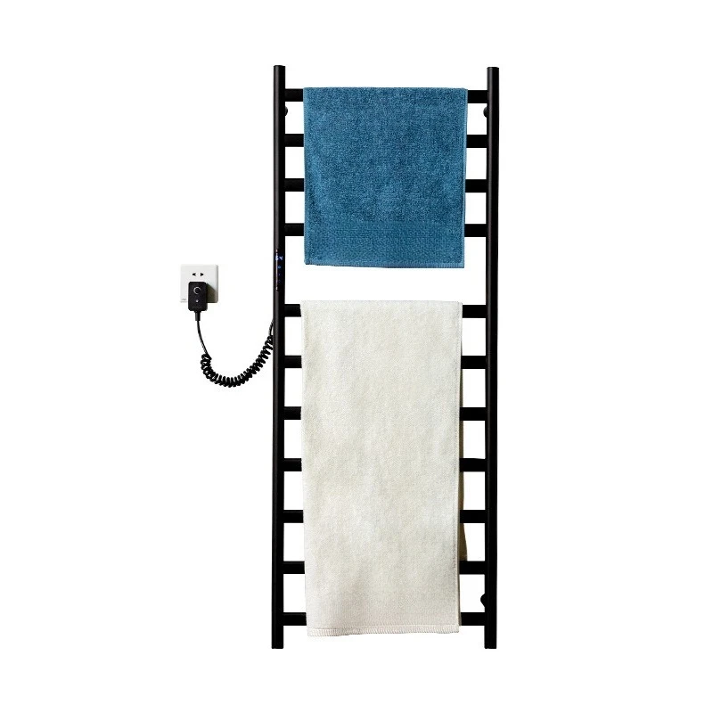 Bath towel rack Household heating drying stainless steel towel rack