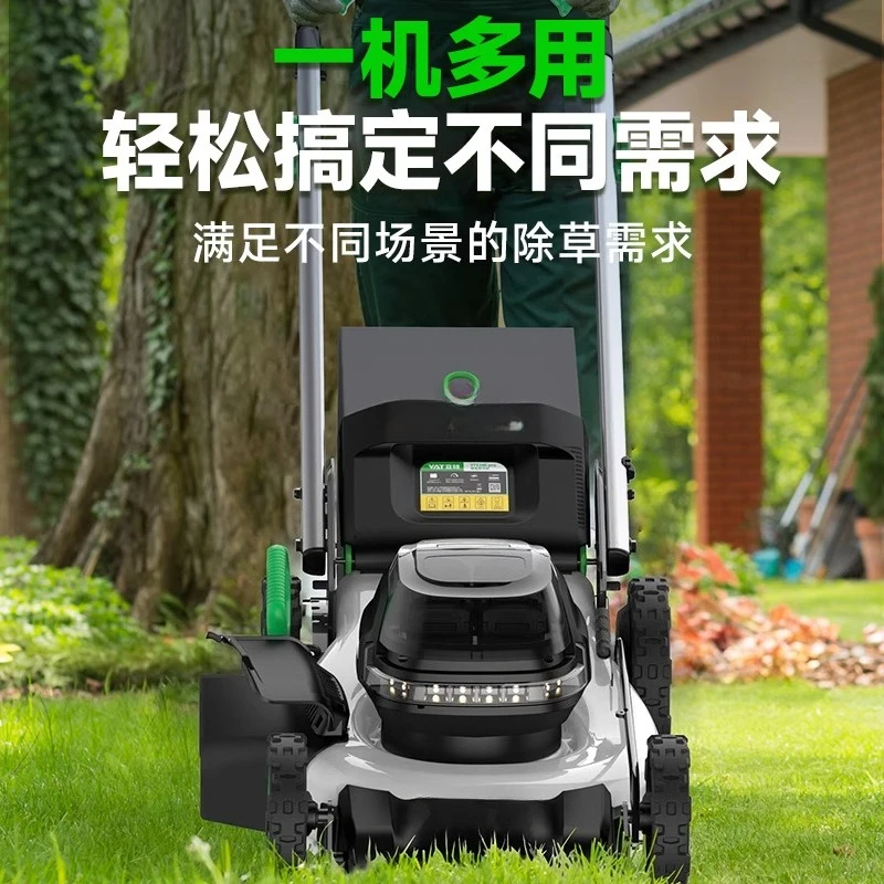 Selbstfahrender neuer Rasenmäher mit Lithiumbatterie, wiederaufladbarer Hochleistungs-Rasenmäher für den Haushalt