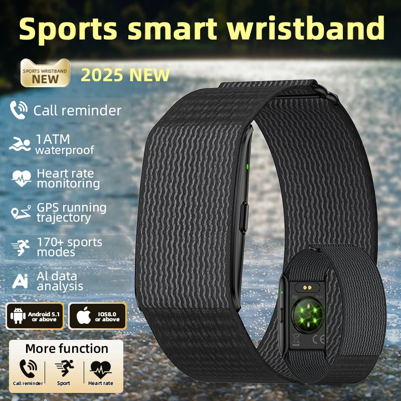 

AI Health Monitoring Analysis Smart Wristbands Blood Pressure Fitness Tracker Smart Watch Bracelet Waterproof Sports Smartband