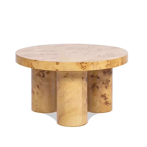 

✘x Durable Solid Wood Tree Knot Coffee Table for Living Room Hotels Cafs Homestays&