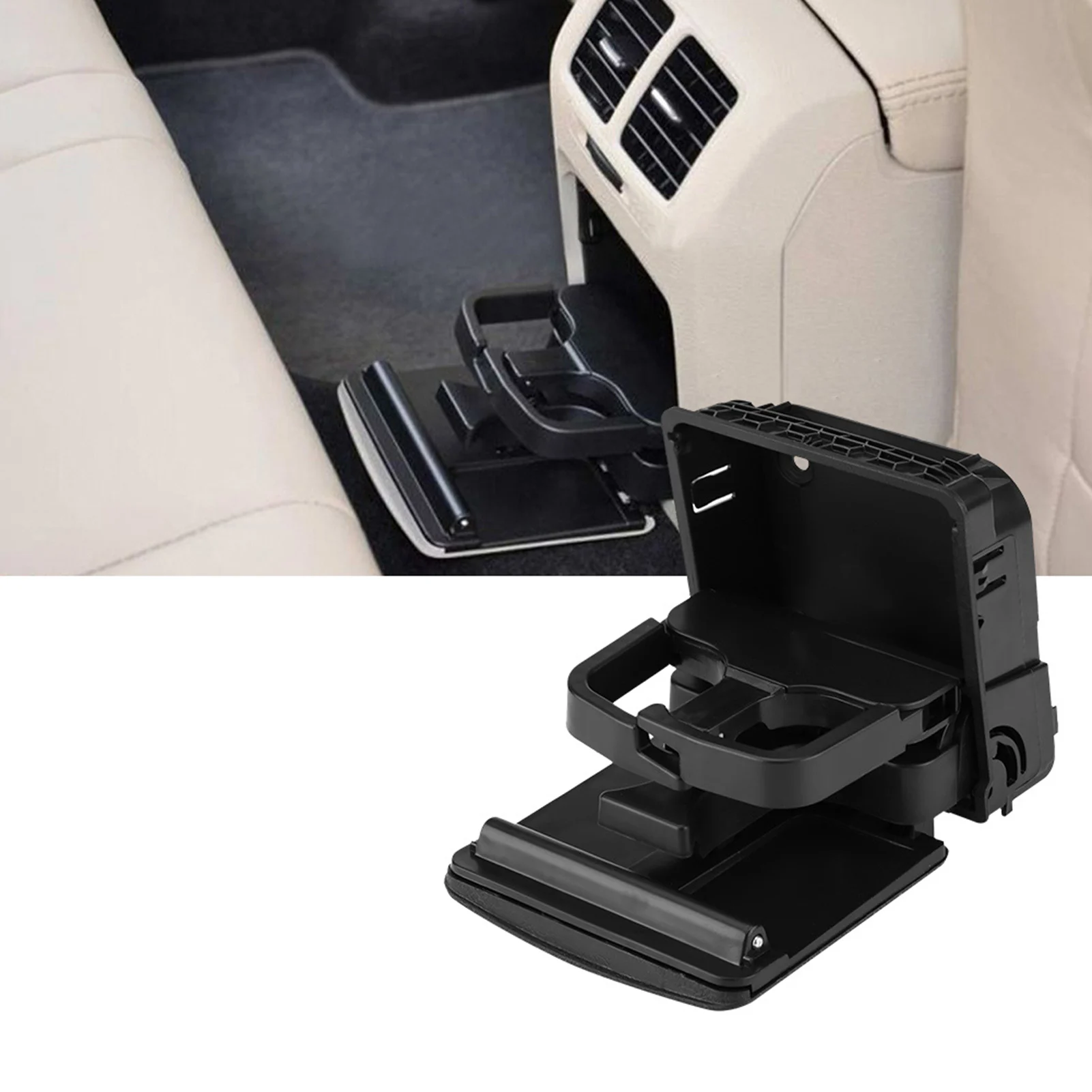 

Central Console Cup Holder Rear Armrest Central Console Cup Holder for MK5 MK6 RABBIT 1K0862532 1K0862532
