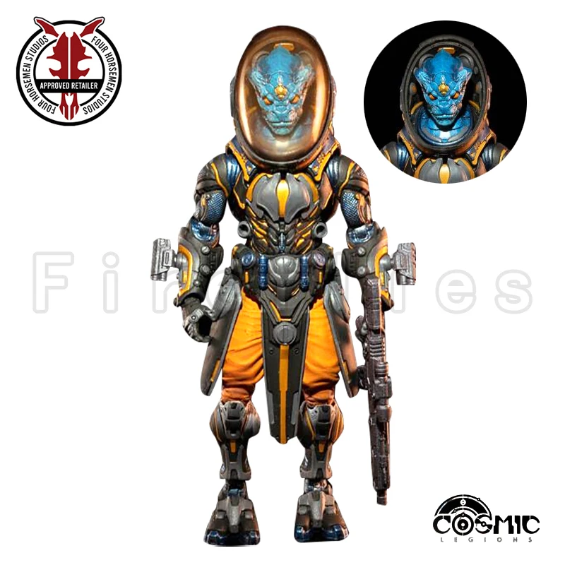 1/12 6inches Four Horsemen Studio Cosmic Legions Hvalkatar: Book One Thygar Deluxe Action Figure Model Free Shipping